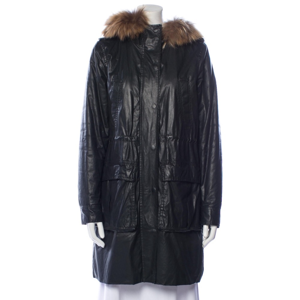Theory black parka coat puffer jacket no flaws